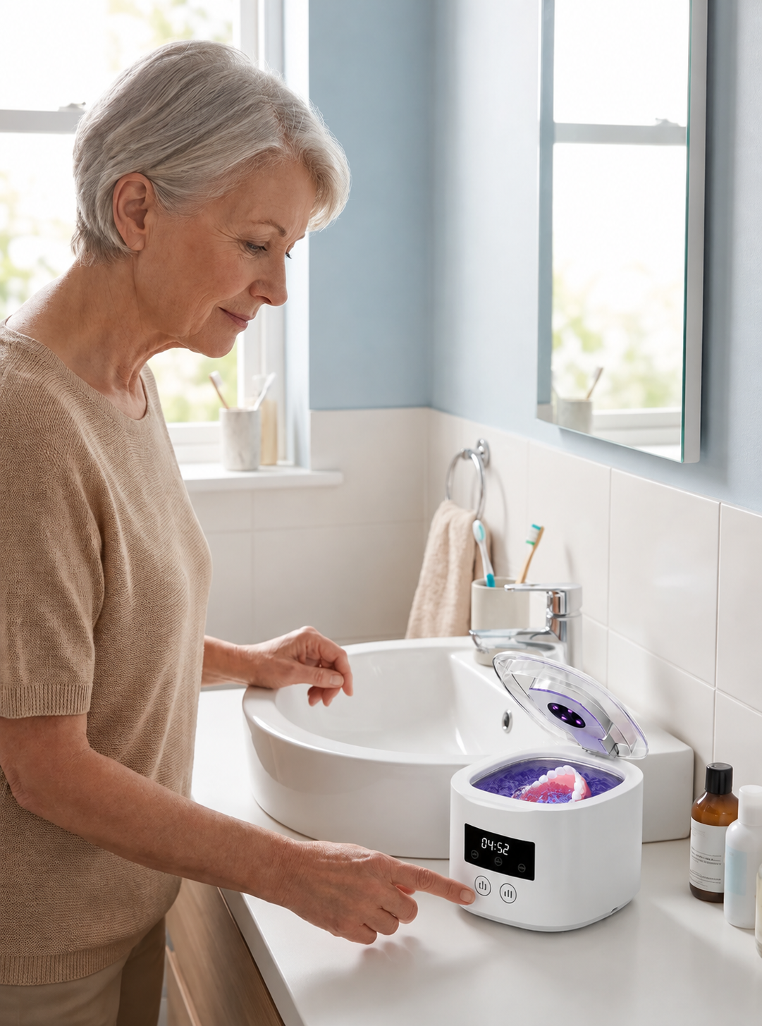 HALOXI Cleario — Nettoyeur ultrasonique pour appareils dentaires